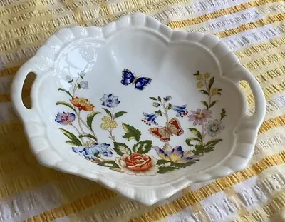 Buy Anysley Cottage Garden 21cmD Plate/dish With Small Handles? Fine Bone China #4 • 7.99£
