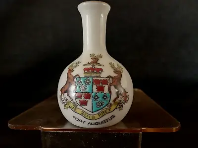 Buy Crested China - FORT AUGUSTUS Crest - Long Neck Vase - Arcadian. • 5.25£
