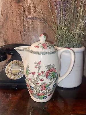 Buy Johnson Bros Indian Tree Vintage Tall Coffee Pot,Vintage Antique Retro Old • 19.99£