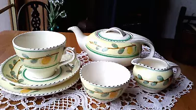 Buy Vintage Burleigh Ware Tea For One Balmoral Shape With Pussy Willow Pattern • 25£