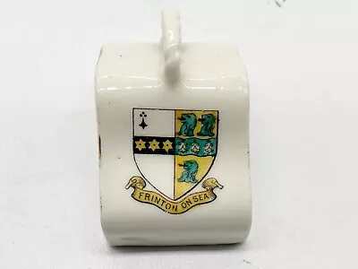 Buy Vintage Crested Ware Frinton On Sea Souvenir Cheese Butter Dish • 26.99£