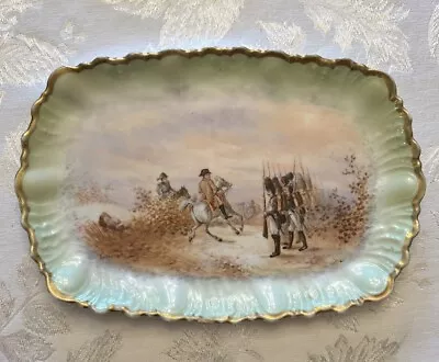 Buy Atq Vtg French Limoges Hand Painted Napoleon At Bataille Platter Plate Signed • 103.73£