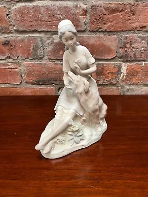 Buy NAO By LLADRO WOMAN AND A DOG ( LARGE FIGURINE ) • 9.99£