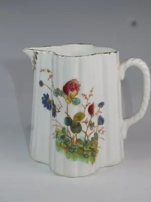 Buy Antique Milk Jug FOLEY WILEMAN Alexandra Shape Clover Pattern 1890 • 14.99£