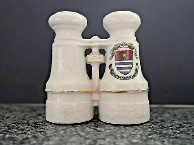 Buy Model Of Great War Field Glasses  Weston Super Mare Unmarked Crested China • 5.50£