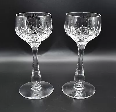 Buy Set Of 2 Stuart Glengarry Hock Wine Glasses - 7  / 18cm • 22£