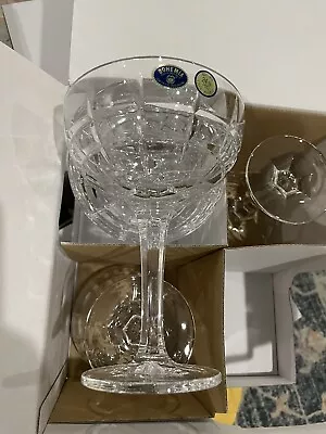 Buy 4X New Bohemia Fine European Crystal Cocktail Glasses Made Czech Republic 12.5oz • 76.25£