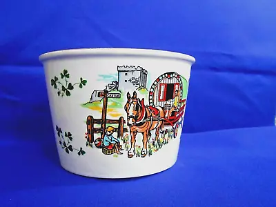 Buy Carrigaline Irish Pottery Small Bowl With Celtic Shield And Horse & Wagon, Cork • 9.45£