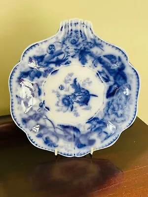 Buy WEDGWOOD FLOW BLUE, PEARLWARE SHALLOW DISH. C 1865 . Please See Notes • 80£
