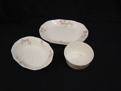 Buy Lot Of 3 Vintage John Maddock & Sons Royal Vitreous Serving Pieces  • 21.84£