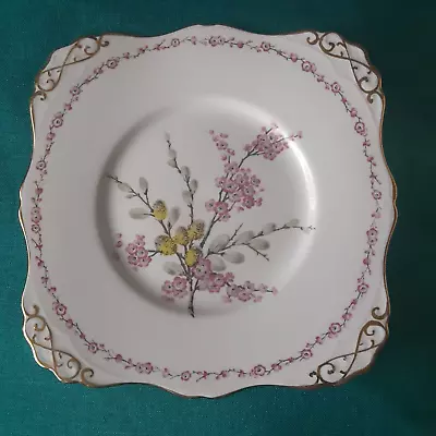 Buy April Beauty Tuscan Fine English Bone China 9  Square Cookie Plate • 14.23£