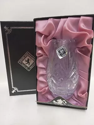 Buy Edinburgh Internation Hand Cut Lead Crystal Vase • 9.99£