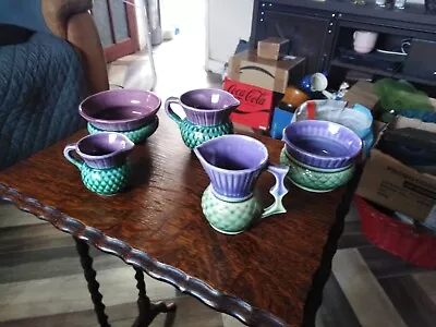 Buy Vintage Dunoon West Highland Pottery Peices Set Minture Jugs And Bowls • 9.99£