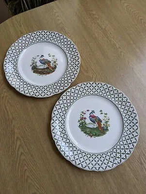 Buy Antique S.Hancock & Sons Corona Ware Chantilly Pair Dinner Plates 10  *details  • 8.78£