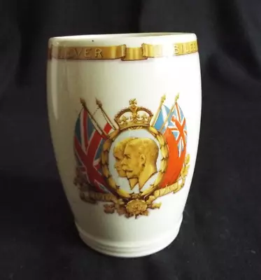Buy British Pottery Manufacturers Federation King George V Silver Jubilee Beaker • 4.95£