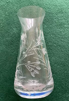 Buy Royal Brierley Crystal Glass Bud Vase £10 Free P&P • 10£
