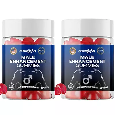 Buy Phenoman Male Enhancement Gummies - 2 Month Supply - Phenman • 74.99£