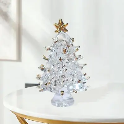 Buy Small Crystal Christmas Tree Figurine Ornament Decorative Crafts Gift Decoration • 6.90£