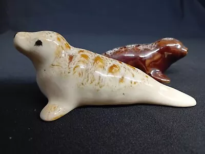 Buy *Vintage Fosters Pottery Honeycomb Glazed Seals. Each 5  Long. Good Condition. • 14£