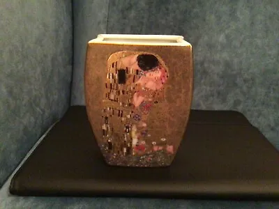 Buy Vintage Goebel Vase.Gustav Klimt.Der Kuss. The Kiss. Artis Orbis Germany.12cm Ht • 38£