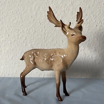 Buy Vintage Beswick Large Fallow Deer Stag Figurine - Excellent • 14.95£
