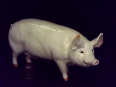 Buy Vintage Beswick Pottery Pig Sow Figurine -  Champion Wall Queen 40  Model #1452A • 14.99£