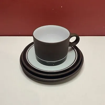Buy Hornsea England Lancaster Vitramic Contrast Tea Cup, Saucer And Side Plate 1977 • 6.99£