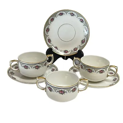 Buy 3 Paul Muller Selb Bavaria Cup & Saucer Double Handle • 37.96£