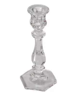 Buy Victorian Trading Co 2 Richmond Glass Candlestick Clear Candle Holders 4B • 42.75£