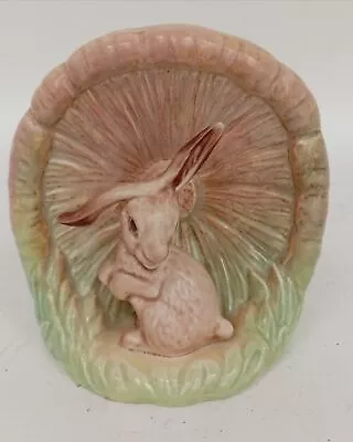 Buy Sylvac Pottery 1510 Bunny In Mushroom Vase Decorative Collectable Pre-Owned • 9.99£