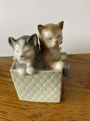 Buy Lladro Nao Cats In A Box Vgc No1080 Made1988 • 9.99£