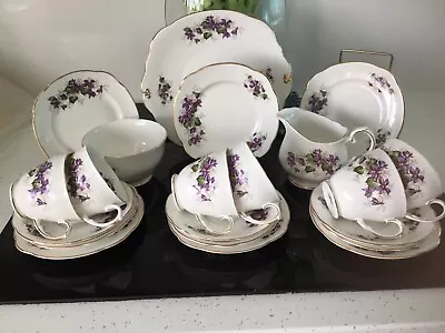 Buy Duchess Violets Tea Set 21 Pieces.. • 30£