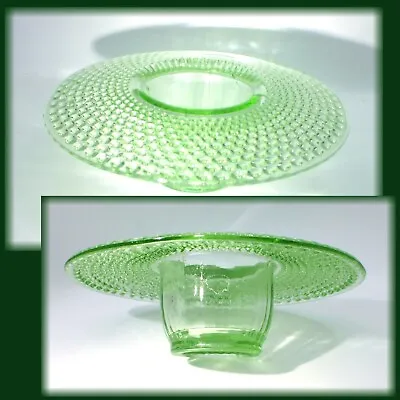 Buy VINTAGE Green Glass  POSY BOWL Droplet Pattern Vase -  Jobling Glass • 8.75£