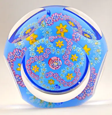 Buy Rare Whitefriars  Smithsonian Clichy Rose  Miniature Paperweight With Daffodils • 590£