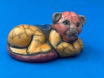 Buy South African Raku Pottery Lion Cub • 20£