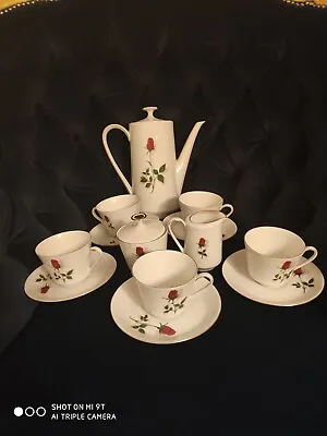 Buy Vintage Rote Rose Bavaria Tea/coffee Set • 35£
