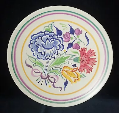 Buy Poole Pottery  Traditional Ware  (BN Pattern) 8  (20cm) Plate - Vintage 1959-67 • 12.50£