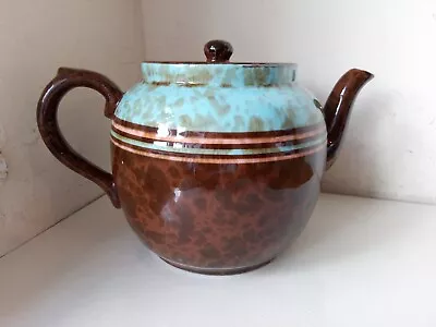 Buy Price And Kensington Brown Betty Teapot With Lid Stripe 2.5 Pints 15cm • 19.99£