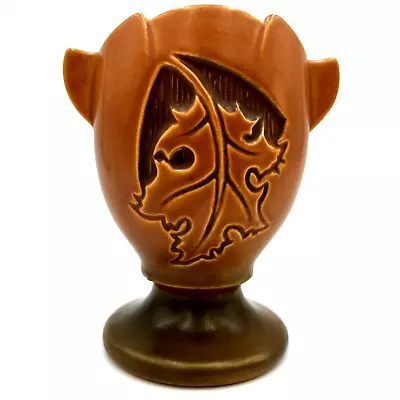 Buy Roseville Pottery Silhouette Pattern Ochre Orange Pumpkin Color Vase 779-5 • 101.02£