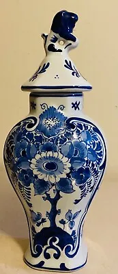 Buy Royal Delft Porcelain Ginger Jar Lidded Vase - The Original Blue 8.5”h • 105.65£