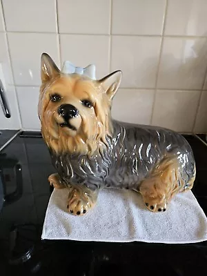 Buy Italian Pottery Large Yorkshire Terrier Dog Figurine • 15£