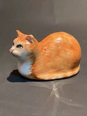 Buy Babbacombe Pottery Cat Crouching Position Ceramic Figure • 4.99£