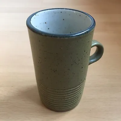 Buy Vintage Purbeck Pottery Studland Rare Coffee Cup Mug Green Stoneware 1970s • 14.95£