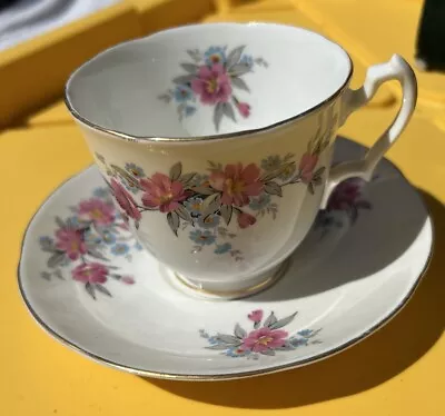 Buy Vintage Adderley Cup And Saucer Bone China Lawley England • 22.08£