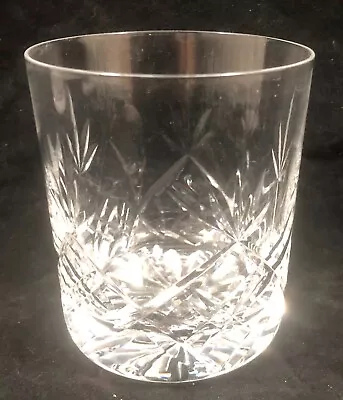 Buy 1 X Cut Glass Crystal Whisky Tumbler / Water Glass 87mm Tall • 9.99£