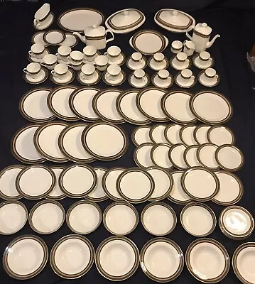 Buy Royal Doulton Cadenza Large 12 Place Setting China Dinner Service 102 Piece • 445£