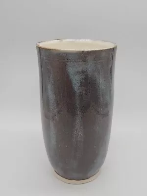 Buy Studio Art Pottery Vase Blues And Browns 6  • 21.19£