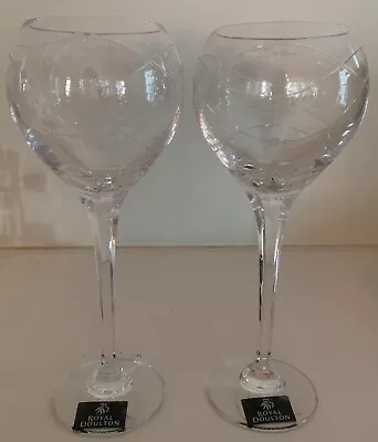 Buy Pair Water Goblet Precious By ROYAL DOULTON 9 1/4  • 43.22£
