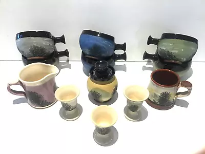 Buy Boscastle Studio Pottery / Roger Irving Soup Mugs,Goblets,Mug, Jug,Preserve Pot • 50£