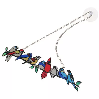Buy  Home Decoration Bird Stained Glass Sun Catcher Pendant Wall Hanging • 8.35£